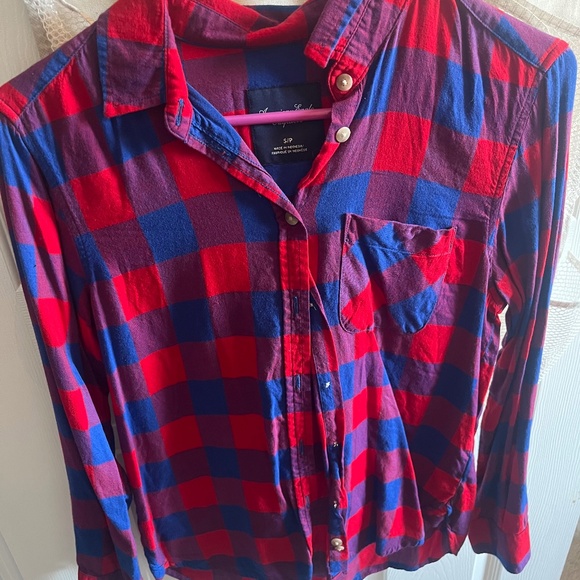 American eagle flannel top - Picture 1 of 3